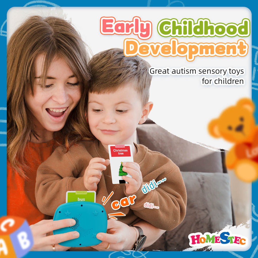 Gift Ideas for 3-6 Year Olds: Homestec Talking Flash Cards as the Perfect Educational Gift